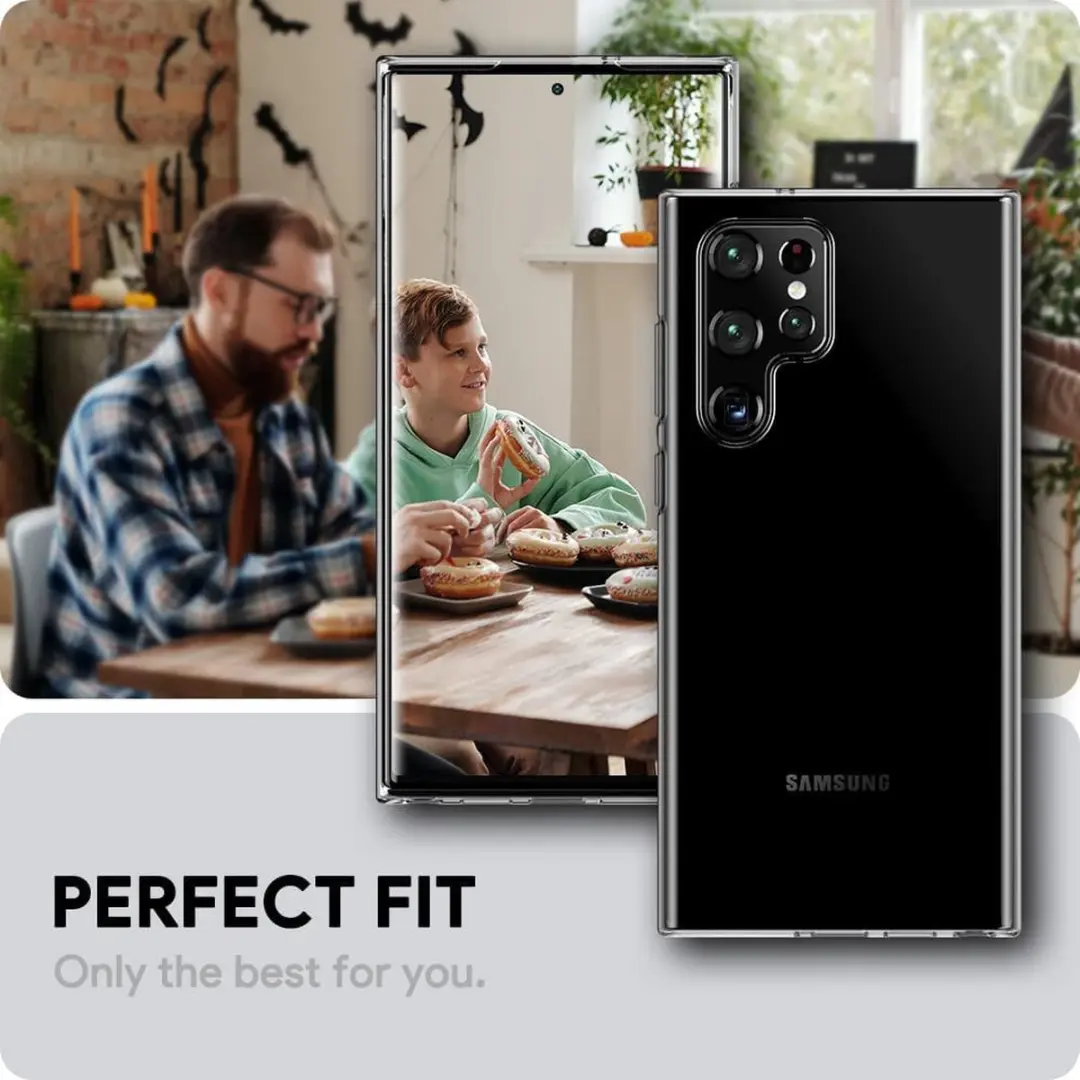 Selected Transparant TPU Hoesje Samsung Galaxy S22 Ultra