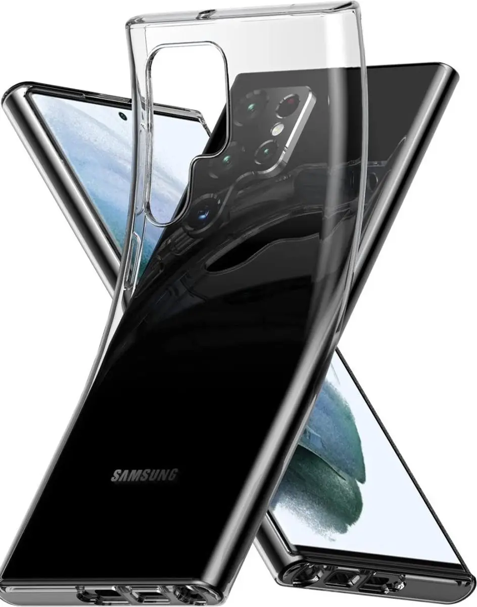 Selected Transparant TPU Hoesje Samsung Galaxy S22 Ultra