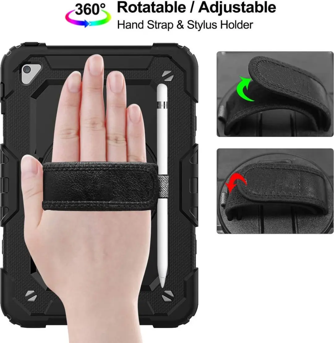 Selected Hoes iPad Mini 4/5 met Screenprotector - Zwart