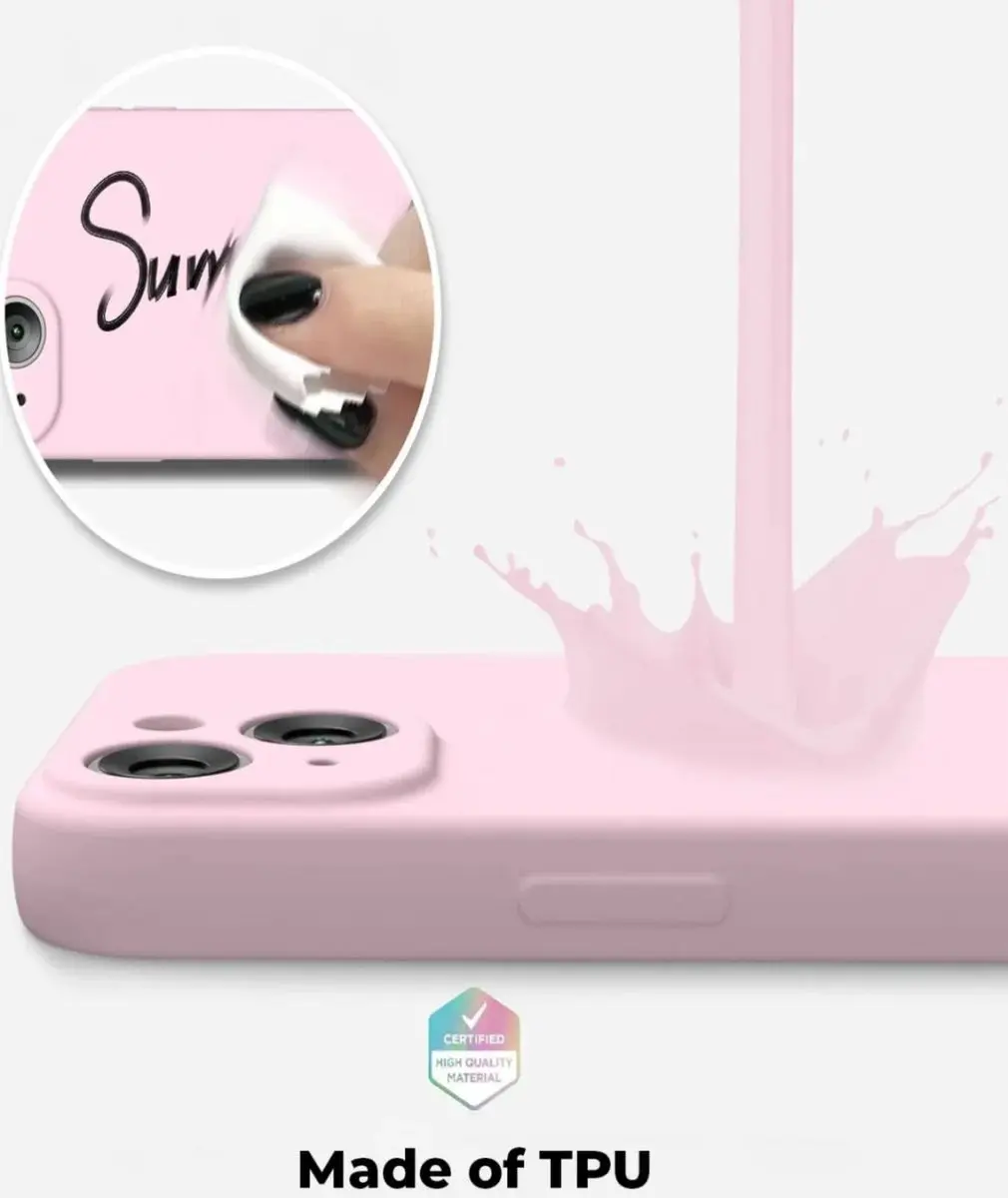 Selected by GSMpunt Apple iPhone 15 Hoesje Roze - Dun TPU