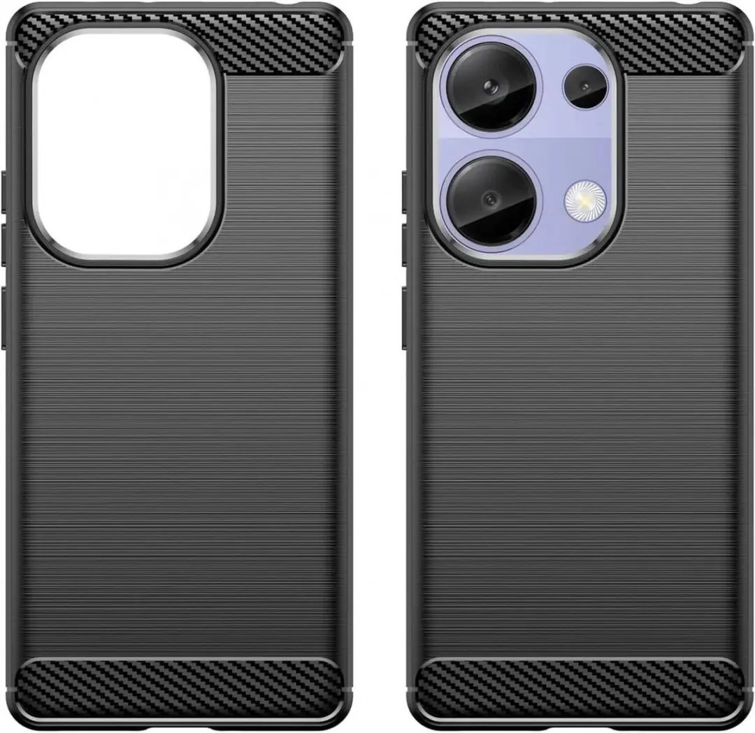 Selected TPU Hoesje Xiaomi Poco M6 Pro/Redmi Note 13 Pro - Zwart