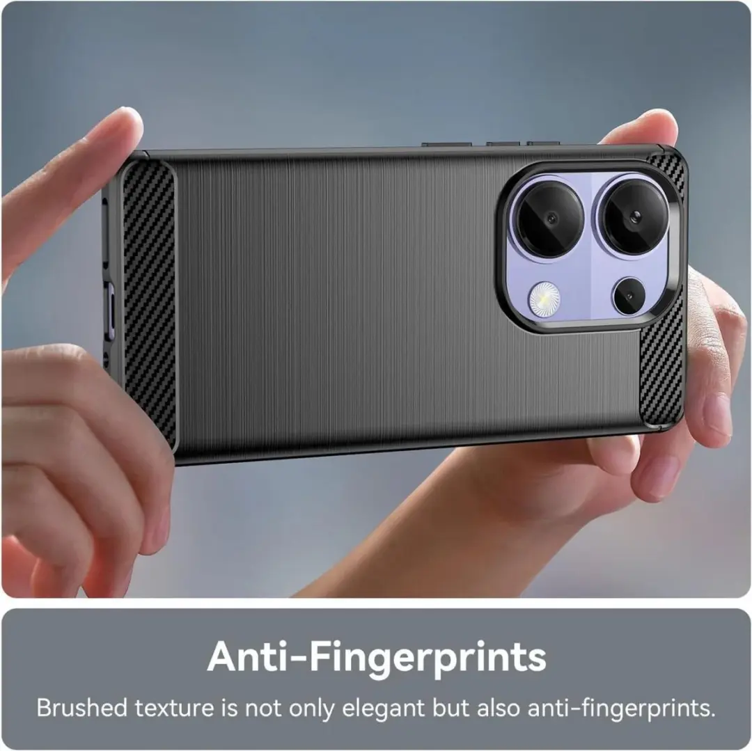 Selected TPU Hoesje Xiaomi Poco M6 Pro/Redmi Note 13 Pro - Zwart