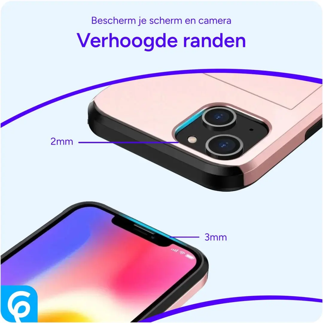 Selected Hoesje Samsung Galaxy S24 Roze - 2 Kaarthouders