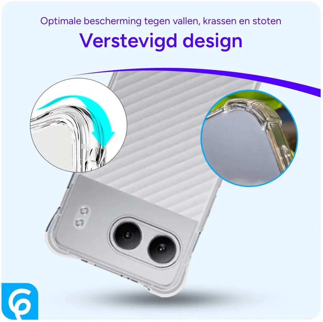 Selected by GSMpunt Transparant Hoesje OnePlus Nord 4 - Schokbestendig