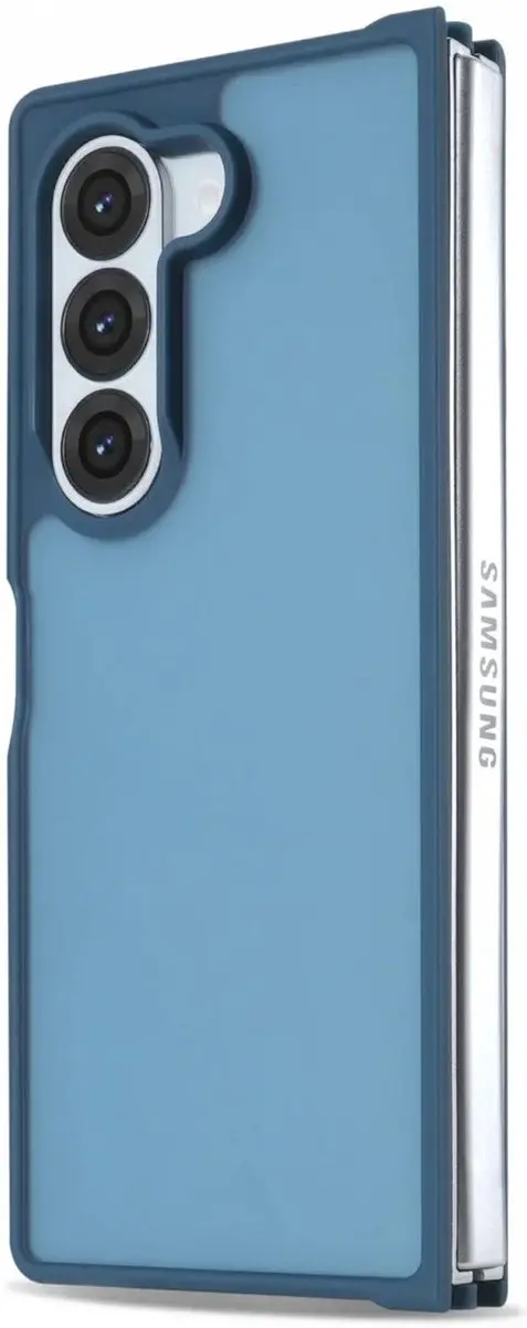 Selected by GSMpunt Samsung Galaxy Z Fold6 Hoesje - Blauw Mat - afbeelding 6 van 6