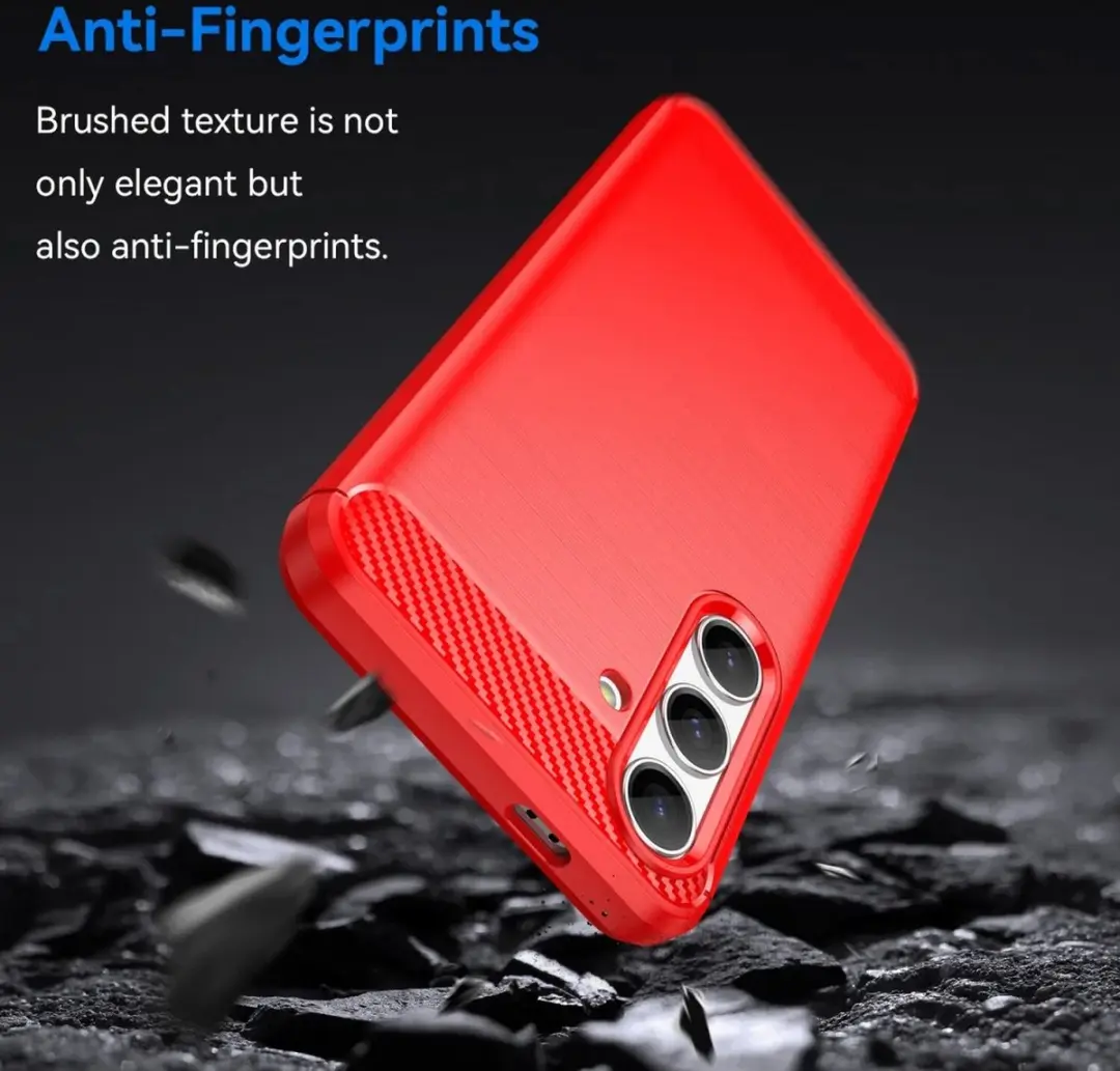 Selected TPU Hoesje Samsung Galaxy S24 - Rood