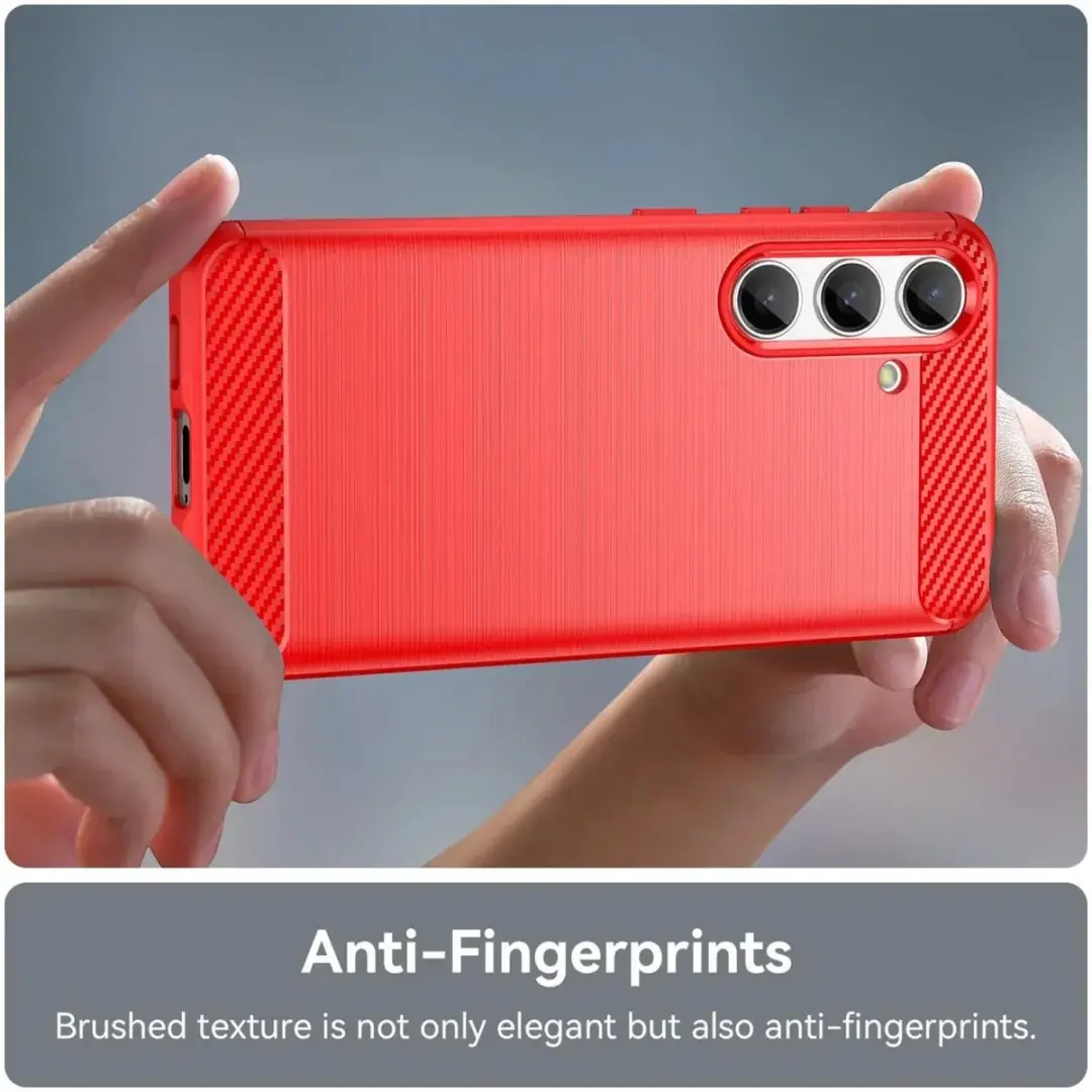 Selected TPU Hoesje Samsung Galaxy S24 - Rood - afbeelding 6 van 6