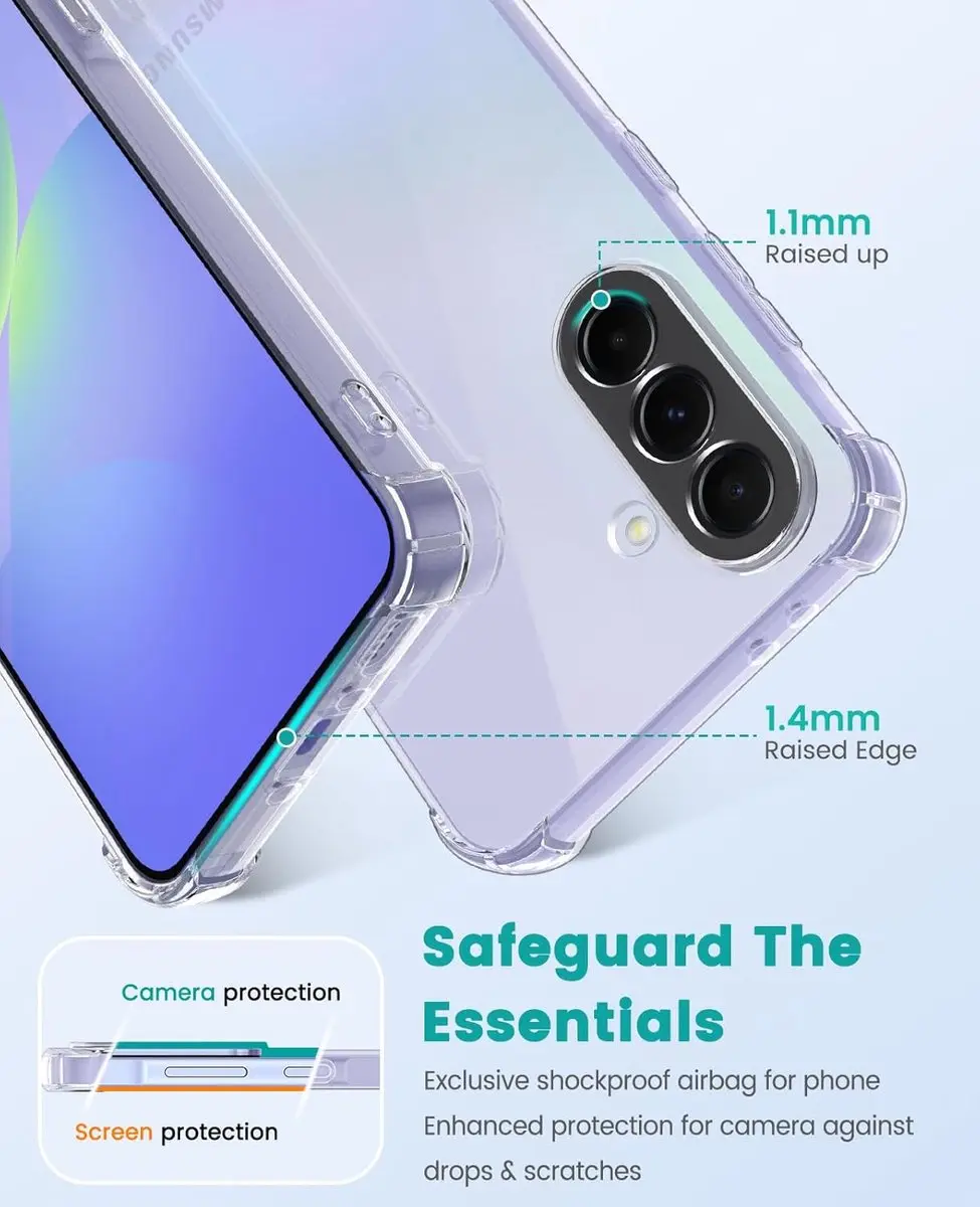 Selected Hoesje Samsung Galaxy A37 Transparant - Schokbestendig
