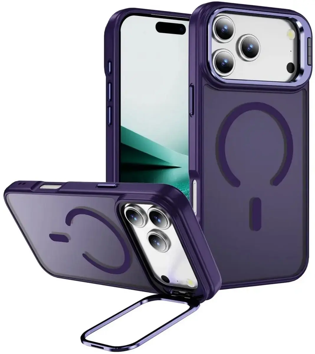 Selected Hoesje iPhone 17 Pro MagSafe Paars