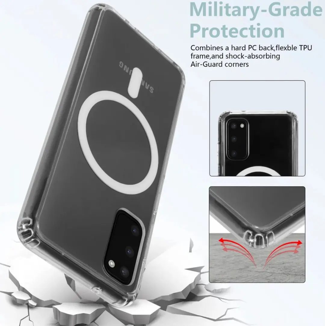 Selected Hoesje Samsung Galaxy S20 MagSafe Transparant - afbeelding 6 van 6
