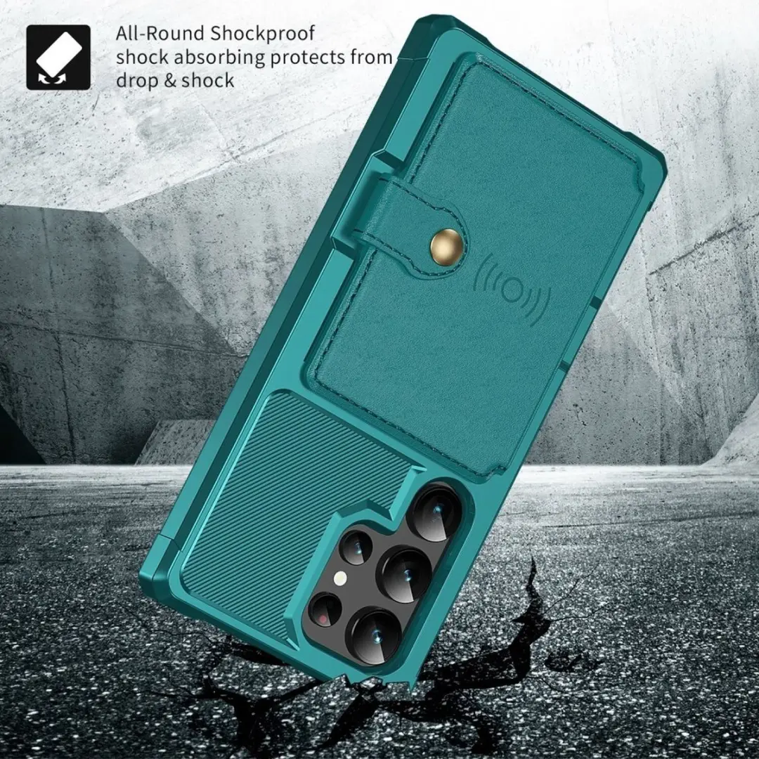 Selected Portemonnee Hoesje Samsung Galaxy S26 Ultra - 4 Pasjes - Groen