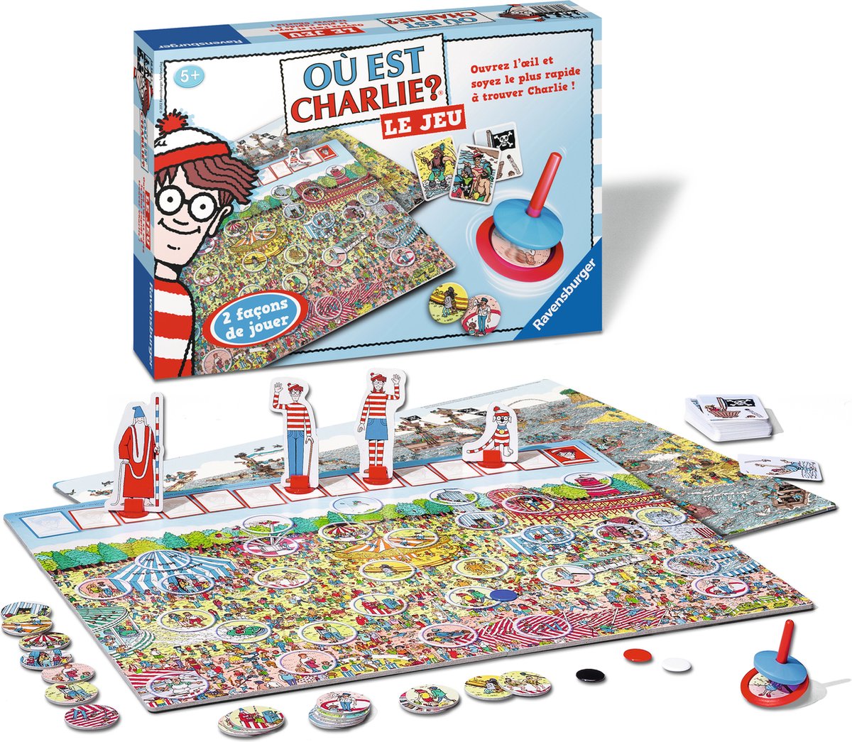 Ravensburger – 26569 – Gesellschaftsspiel – Wo ist Charlie?