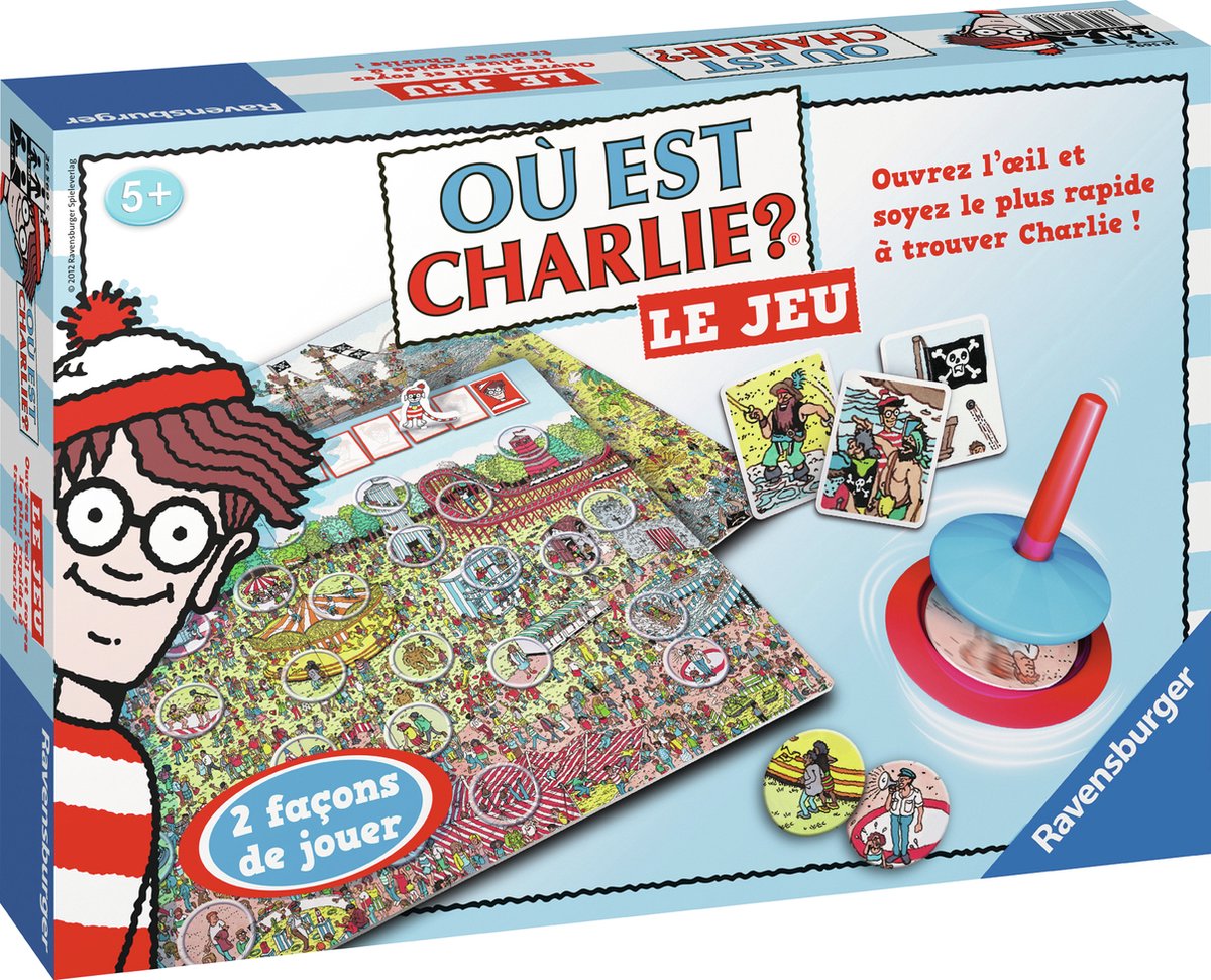 Ravensburger – 26569 – Gesellschaftsspiel – Wo ist Charlie?
