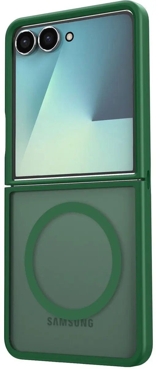 Selected Hoesje Samsung Galaxy Z Flip 7 MagSafe Groen