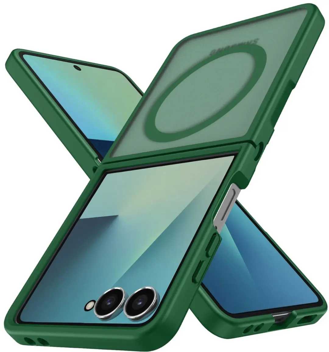 Selected Hoesje Samsung Galaxy Z Flip 7 MagSafe Groen