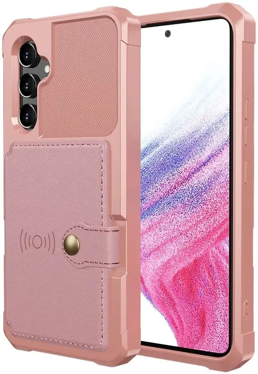 Selected Portemonnee Hoesje Samsung Galaxy A54 - Roze