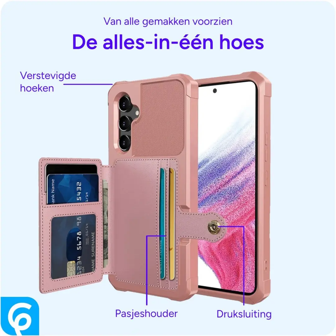 Selected Portemonnee Hoesje Samsung Galaxy A54 - Roze