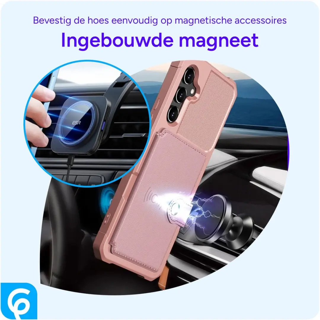 Selected Portemonnee Hoesje Samsung Galaxy A54 - Roze
