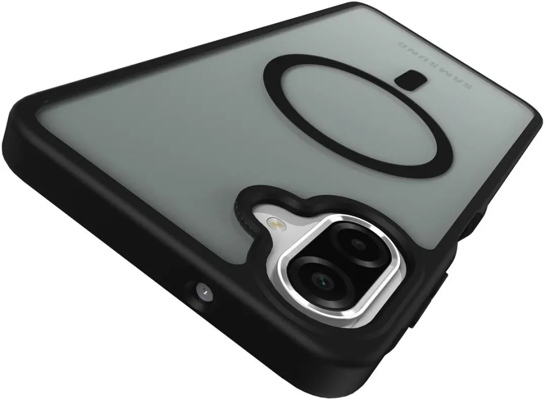 Selected Hoesje Samsung Galaxy A07 MagSafe - Mat Zwart