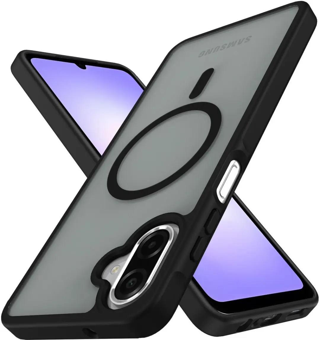 Selected Hoesje Samsung Galaxy A07 MagSafe - Mat Zwart