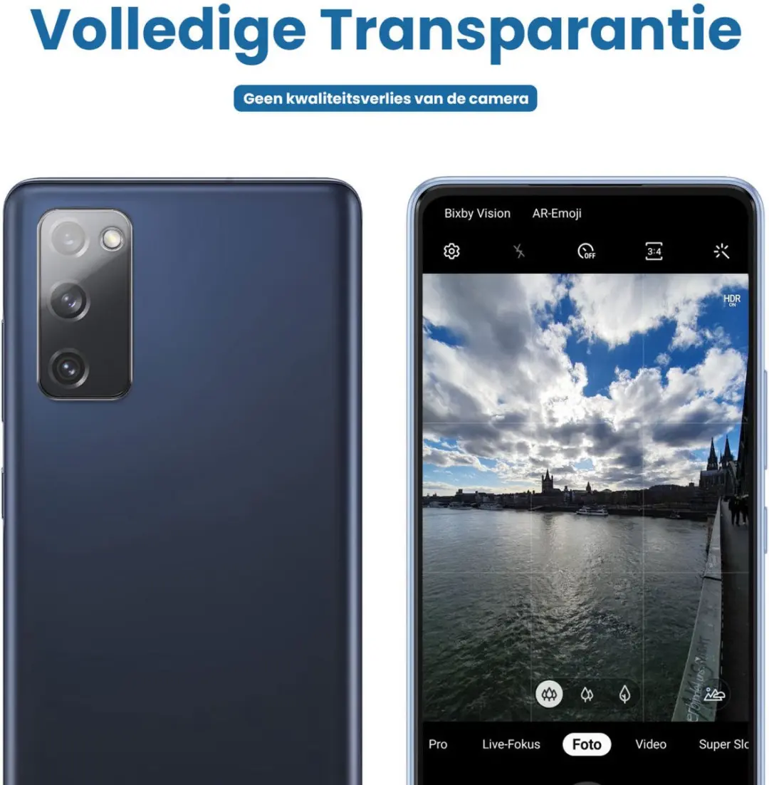 Samsung Galaxy S20 FE Camera Lens Protector - Transparant