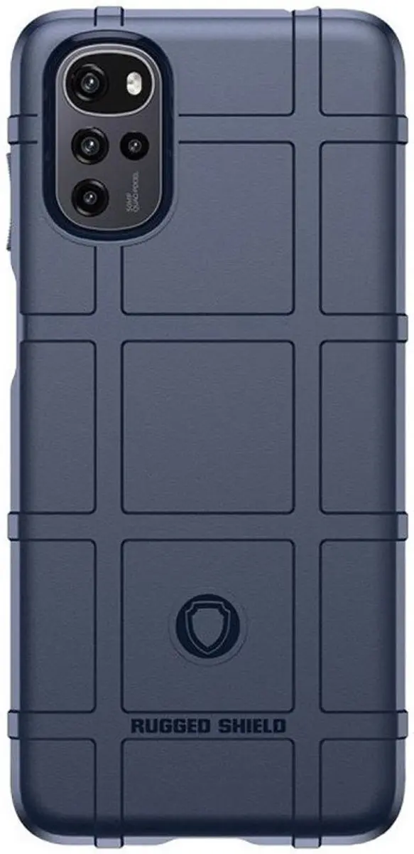 Selected Rugged Shield Hoesje Motorola Moto E32 - Blauw