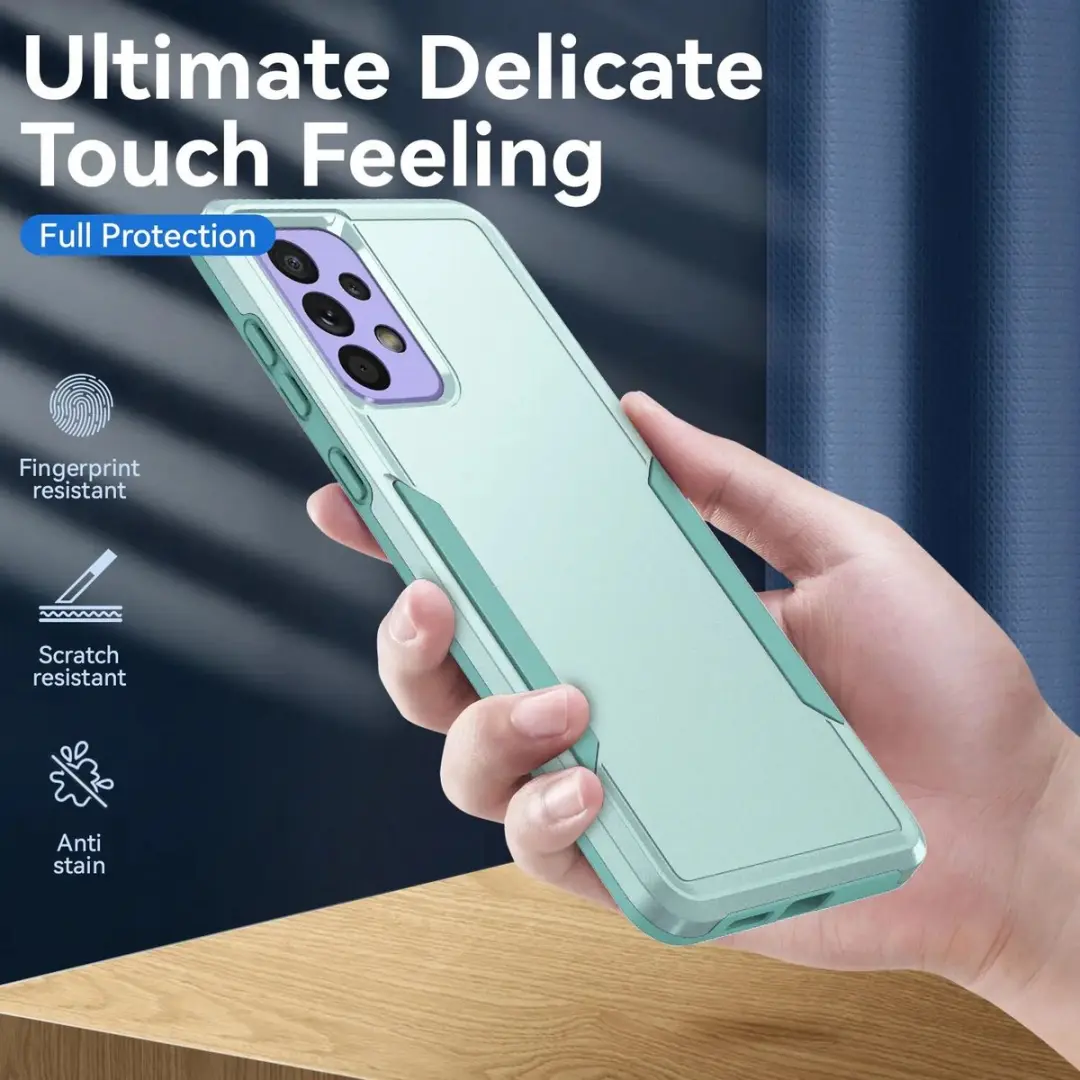 Selected Back Cover Rugged Hoesje Samsung Galaxy A53 - Groen
