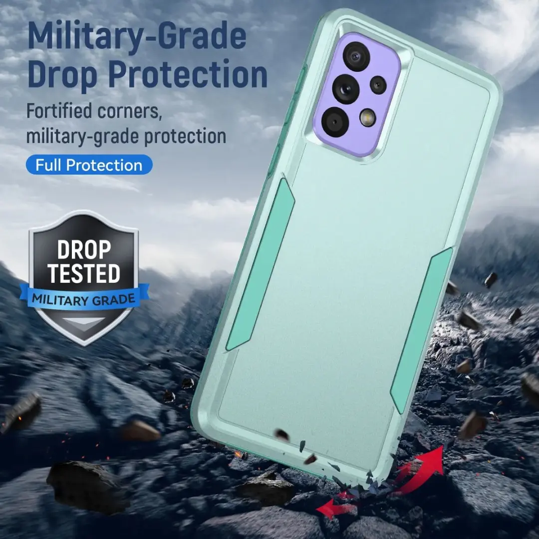 Selected Back Cover Rugged Hoesje Samsung Galaxy A53 - Groen - afbeelding 6 van 6