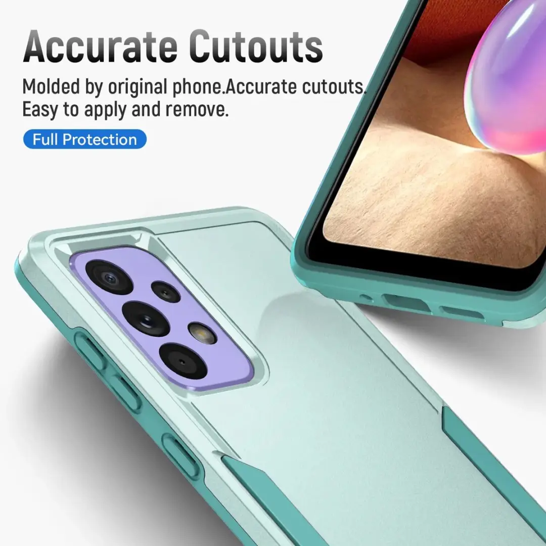 Selected Back Cover Rugged Hoesje Samsung Galaxy A53 - Groen