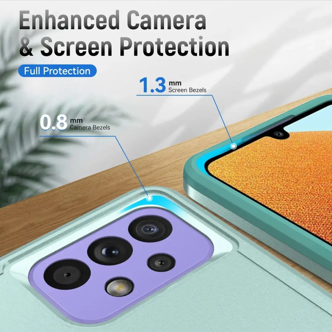 Selected Back Cover Rugged Hoesje Samsung Galaxy A53 - Groen