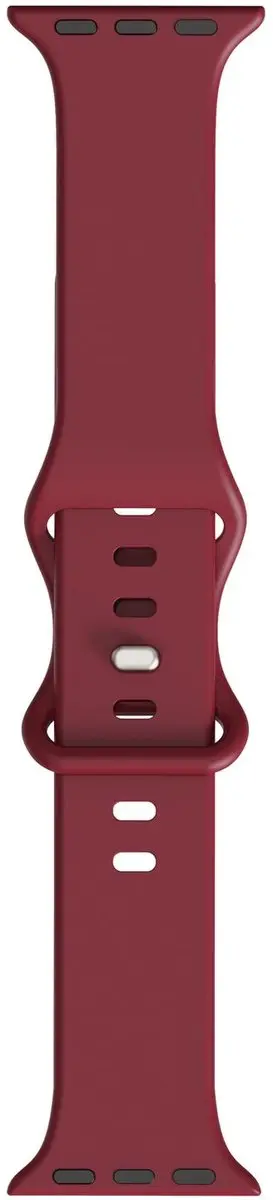 Selected SBG Siliconen Horlogeband Apple Watch 40mm - Bordeaux