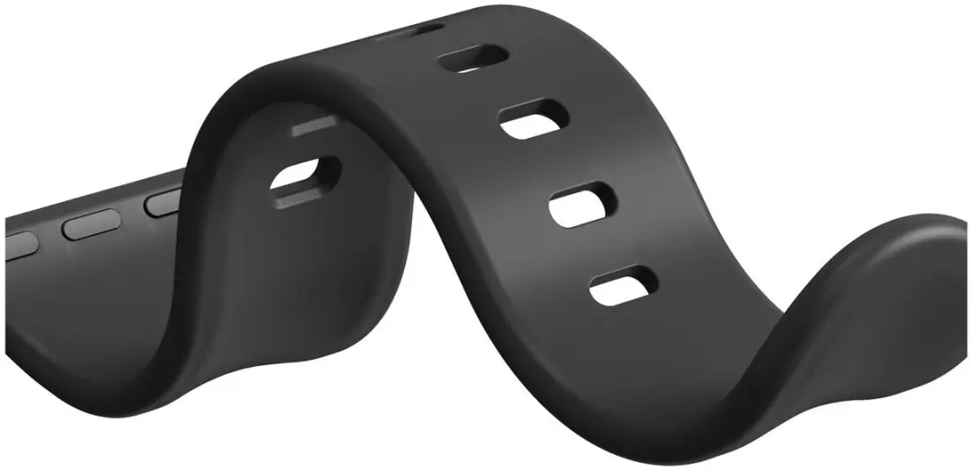 Selected SBG Siliconen Horlogeband Apple Watch SE 3 40mm - Zwart