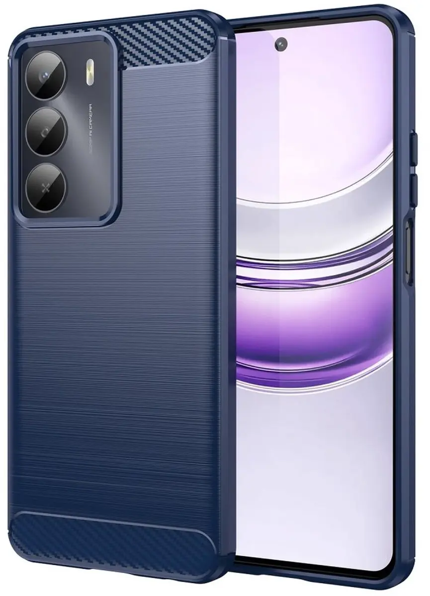 Geborsteld TPU Hoesje Geschikt voor Realme 14X