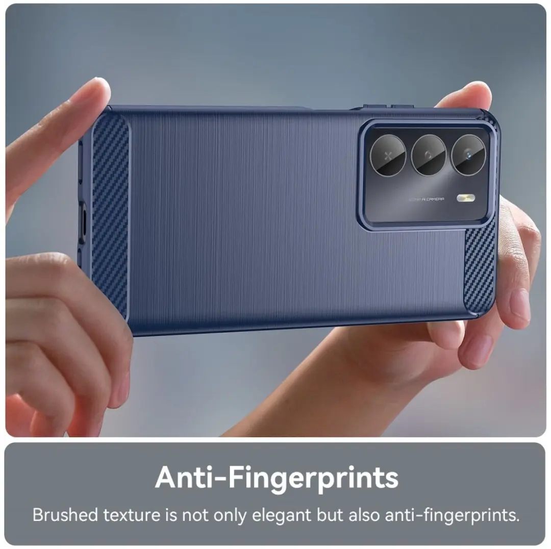 Selected TPU Hoesje Realme 14X - Blauw