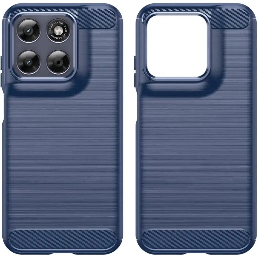 Selected TPU Hoesje Motorola Moto G77 - Blauw - afbeelding 6 van 6