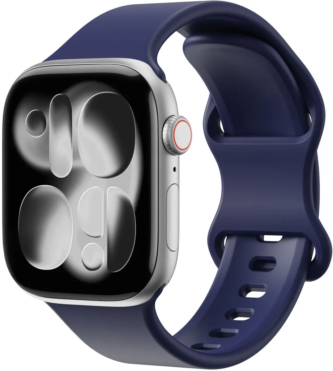 SBG Siliconen Bandje Geschikt voor Apple Watch 1/2/3/4/5/6/7/8/9/10/11/SE