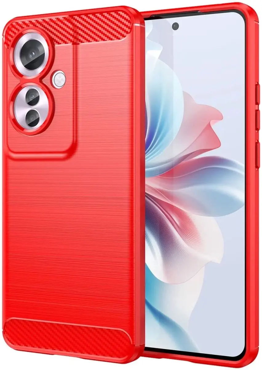 Geborsteld TPU Hoesje Geschikt voor Oppo Reno 11 F