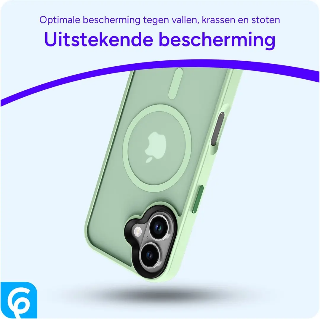 Selected by GSMpunt.nl iPhone 17 Hoesje - MagSafe Groen