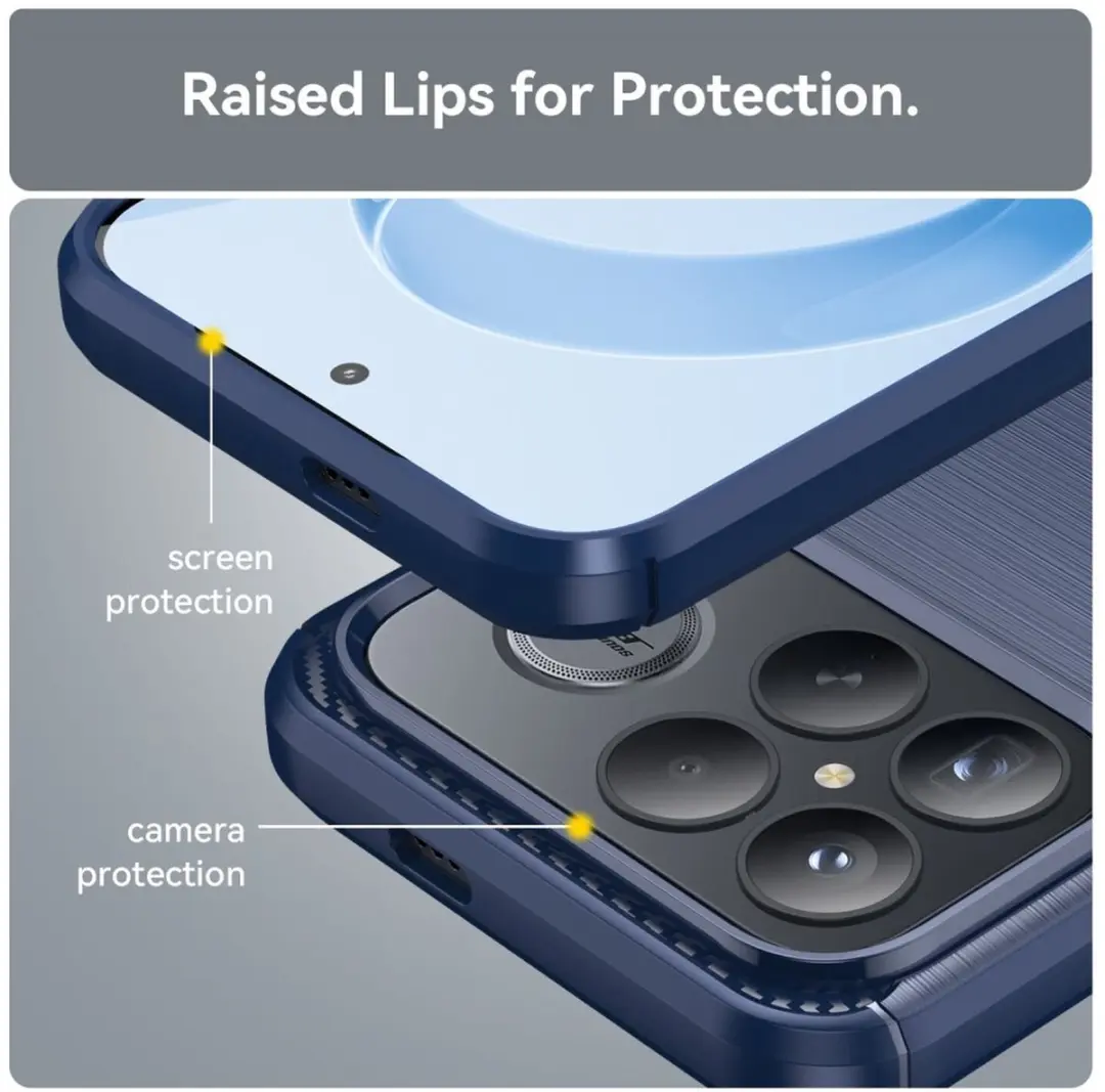 Selected TPU Hoesje Xiaomi Poco F8 Ultra - Blauw