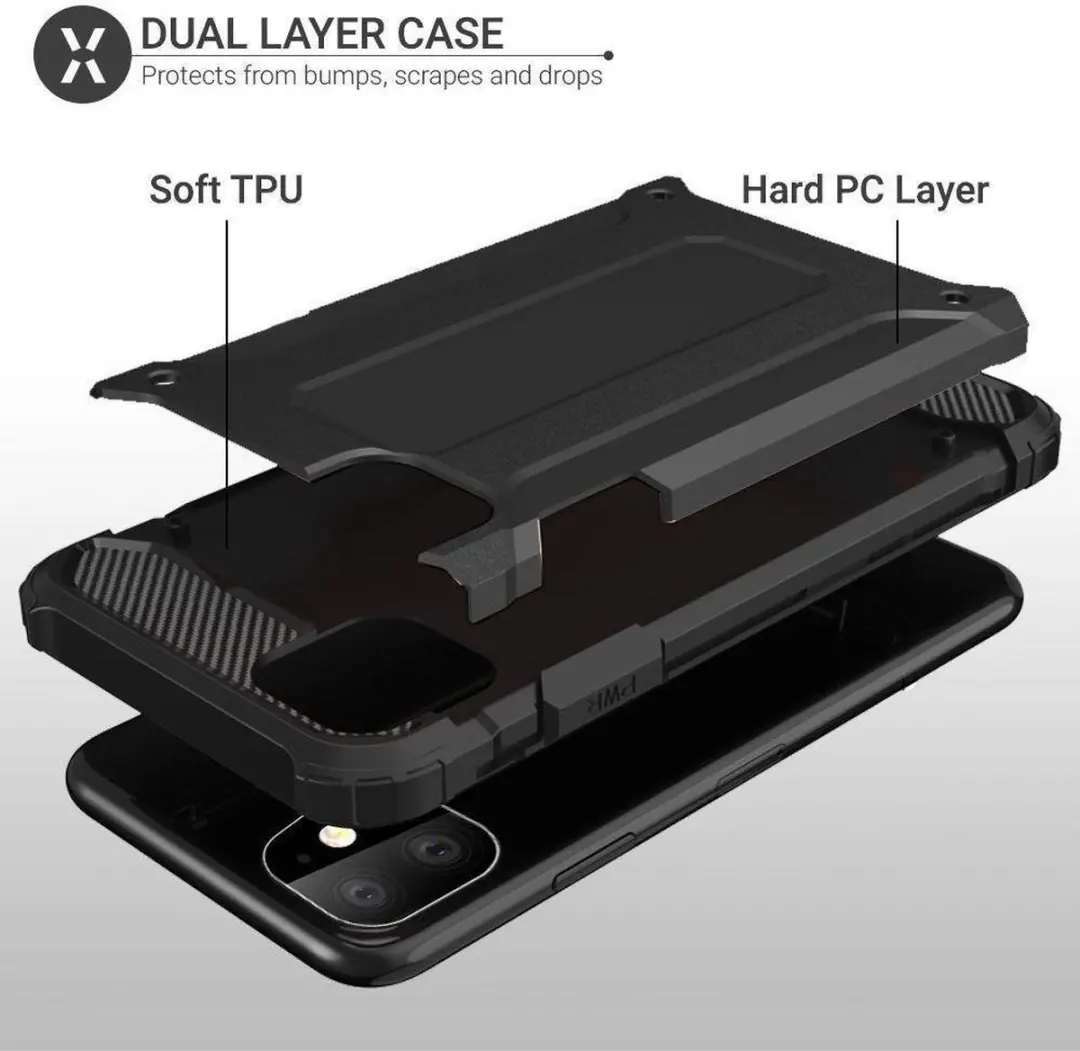 Selected by GSMpunt.nl iPhone 11 Hoesje - Schokbestendig Zwart