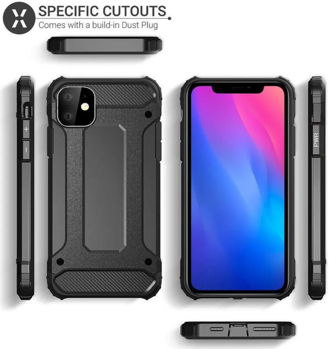 Selected by GSMpunt.nl iPhone 11 Hoesje - Schokbestendig Zwart - afbeelding 6 van 6