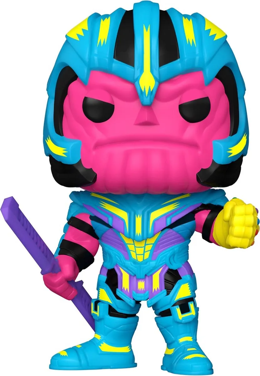 Funko Pop! Marvel The Avengers Thanos Blacklight Zwart #909