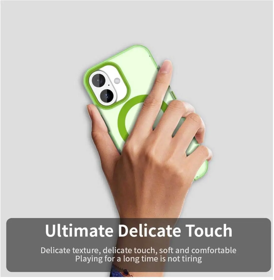 Selected MagSafe Backcover iPhone 17 - Groen Transparant