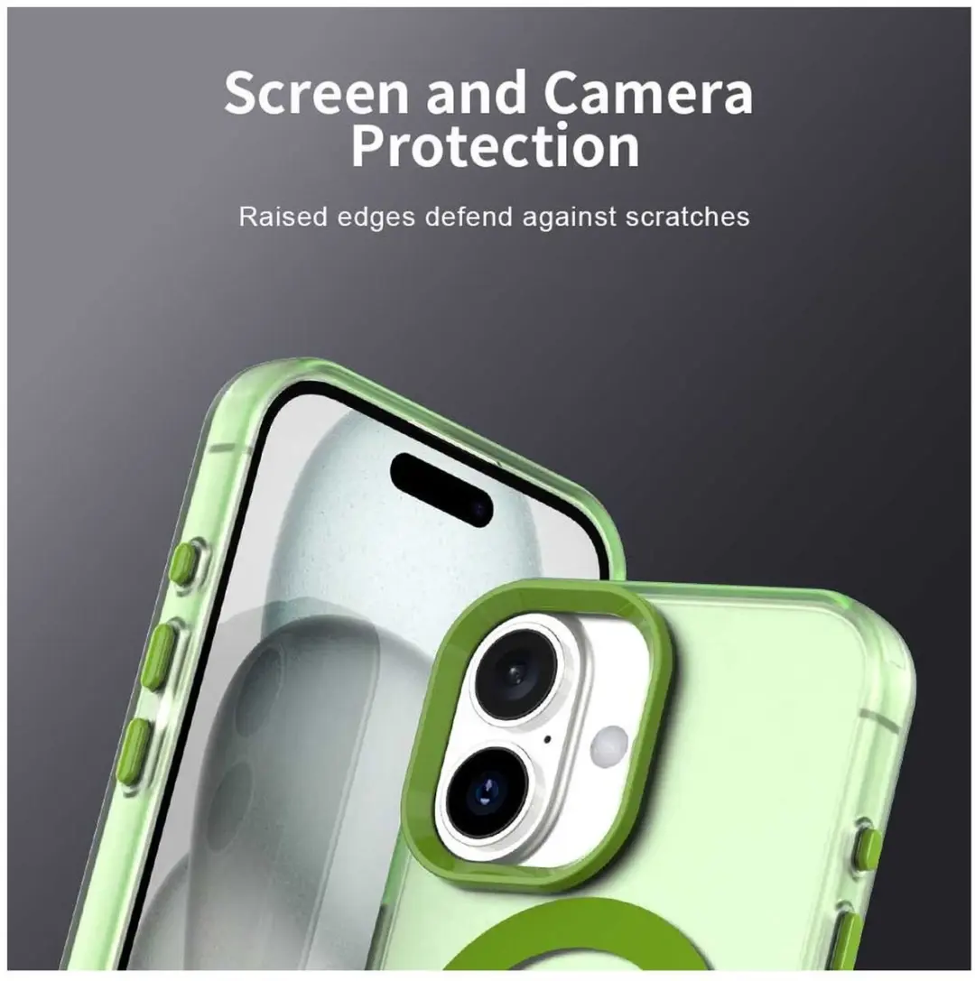 Selected MagSafe Backcover iPhone 17 - Groen Transparant - afbeelding 6 van 6