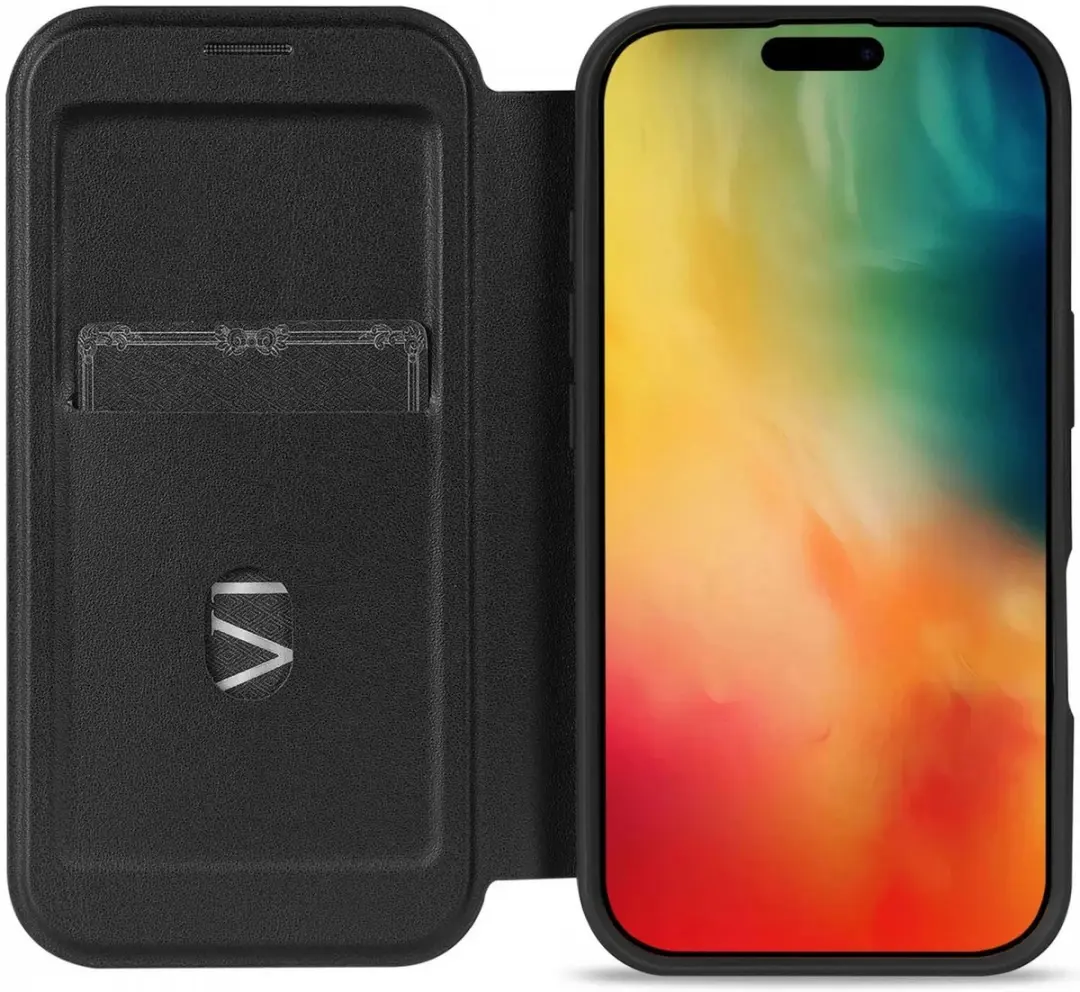 Selected Portemonnee Hoesje iPhone 16 Plus - MagSafe - Zwart/Transparant