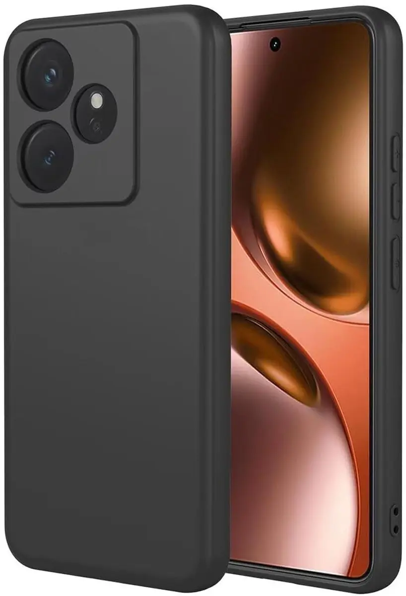 Selected Realme GT 7 Hoesje Zwart Dun TPU