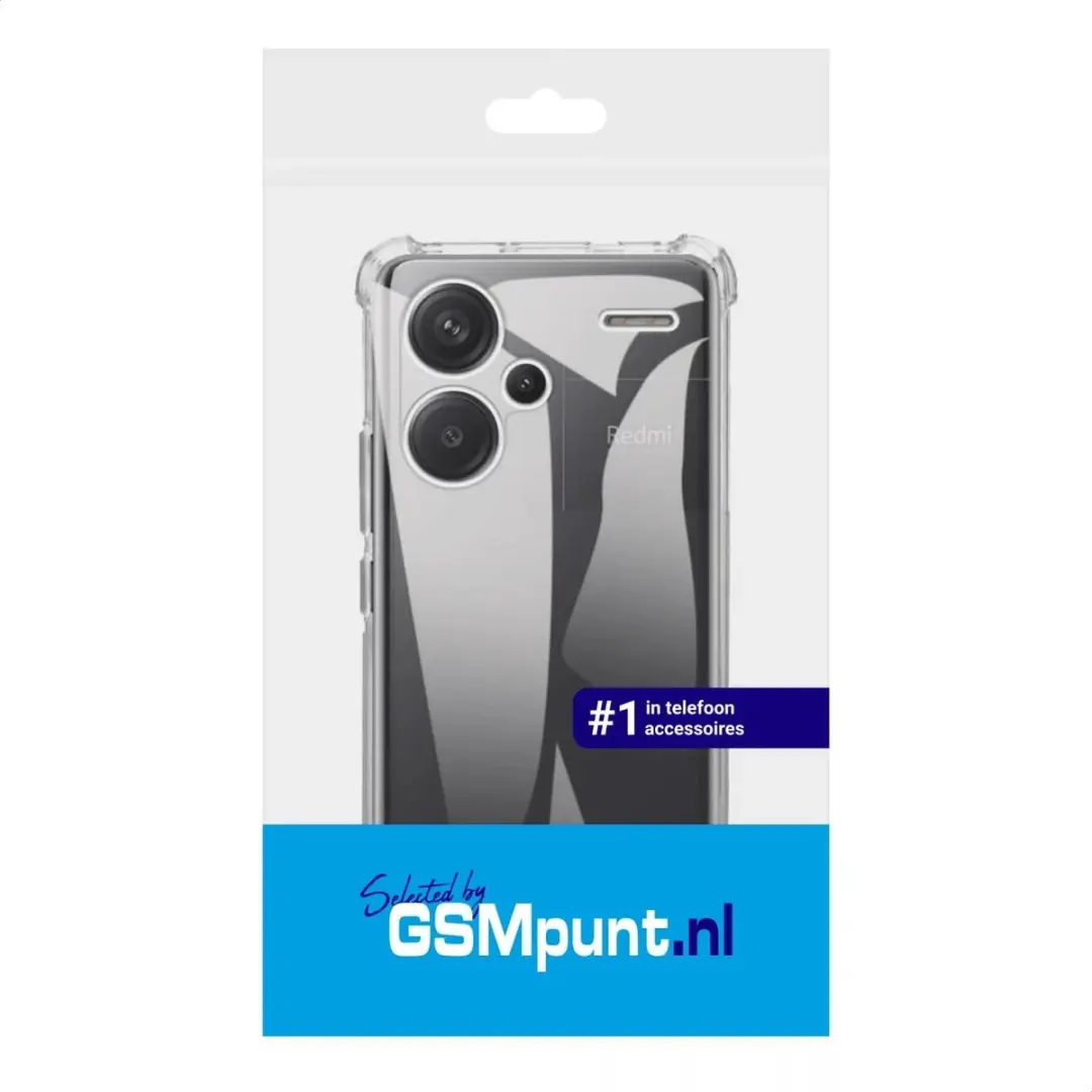 Selected Transparant TPU Hoesje Xiaomi Redmi Note 13 Pro+ - Schokbestendig
