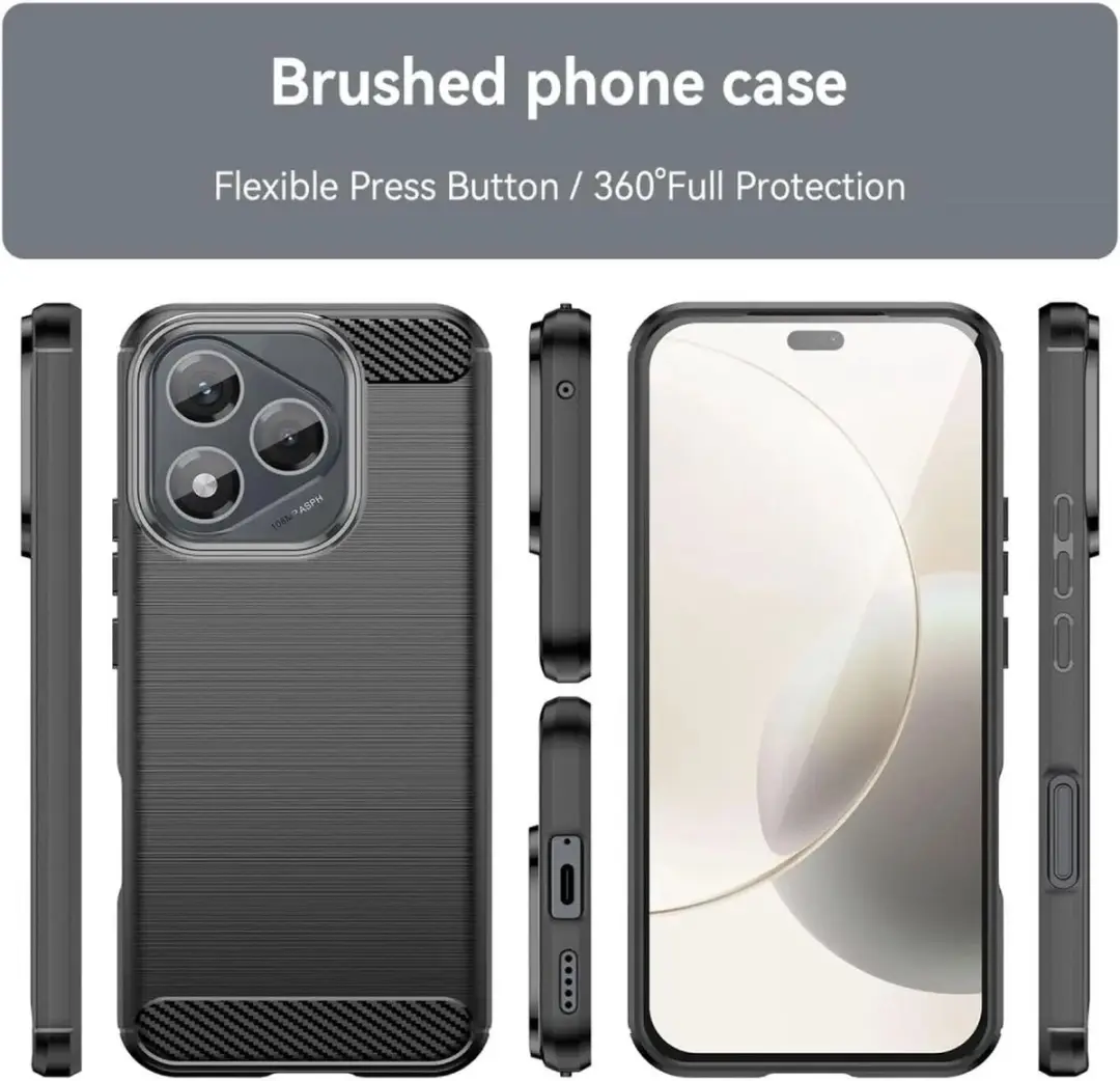 Selected TPU Hoesje Honor 400 Lite - Zwart - afbeelding 6 van 6