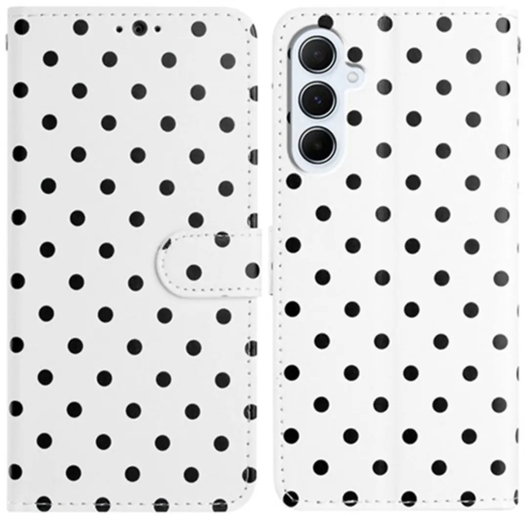 Selected Hoesje Samsung Galaxy A55 Polka Dot Wallet