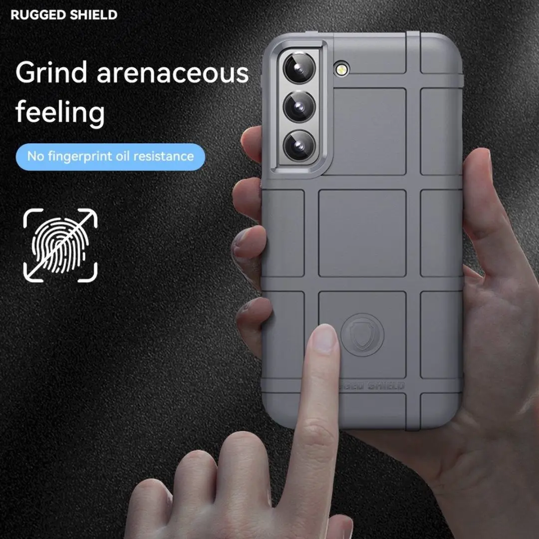 Selected Rugged Shield Hoesje Samsung Galaxy S22 - Grijs